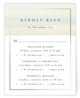 Contemplate Foil-Pressed Multi-Event RSVP Cards