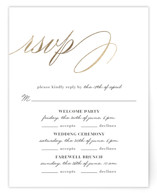 Love Foil-Pressed Multi-Event RSVP Cards