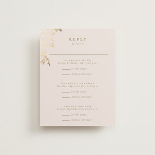 Classique Foil-Pressed Multi-Event RSVP Cards