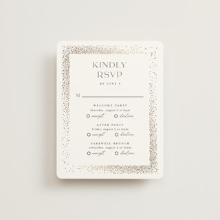 Flicker Foil-Pressed Multi-Event RSVP Cards