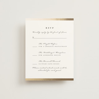 Defined Foil-Pressed Multi-Event RSVP Cards