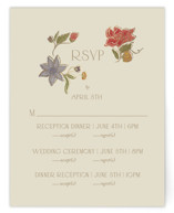 Radiant Botany Foil-Pressed Multi-Event RSVP Cards