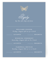 meet me in the garden Foil-Pressed Multi-Event RSVP Cards