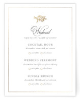 Here With You Foil-Pressed Multi-Event RSVP Cards