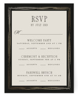 Emilie Foil-Pressed Multi-Event RSVP Cards