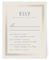 Foil-Pressed Multi-Event RSVP Cards