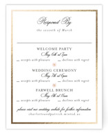 Embrace Foil-Pressed Multi-Event RSVP Cards