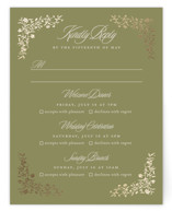 Foil-Pressed Multi-Event RSVP Cards