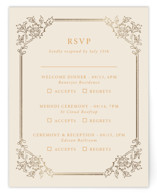 Foil-Pressed Multi-Event RSVP Cards