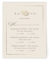 Foil-Pressed Multi-Event RSVP Cards