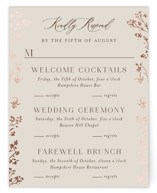 Foil-Pressed Multi-Event RSVP Cards
