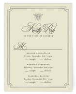 Honeybee Foil-Pressed Multi-Event RSVP Cards