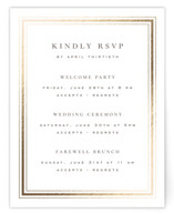 Hampton Foil-Pressed Multi-Event RSVP Cards