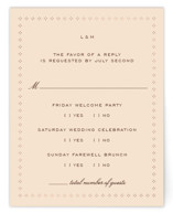 Foil-Pressed Multi-Event RSVP Cards