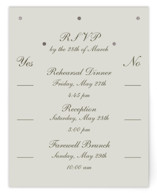 Foil-Pressed Multi-Event RSVP Cards