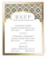 Foil-Pressed Multi-Event RSVP Cards