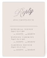 Foil-Pressed Multi-Event RSVP Cards
