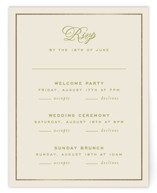 rory Foil-Pressed Multi-Event RSVP Cards