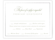 Greenwood Foil-Pressed Multi-Event RSVP Cards