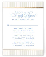 Patterned florals Foil-Pressed Multi-Event RSVP Cards