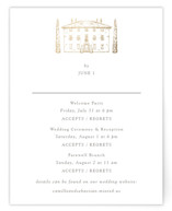 Villa Balbiano Foil-Pressed Multi-Event RSVP Cards