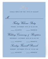 Aperitif Foil-Pressed Multi-Event RSVP Cards