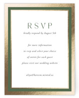 Foil-Pressed RSVP Online Enclosure Cards