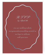 Foil-Pressed RSVP Online Enclosure Cards