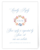 Everlasting Romance Foil-Pressed RSVP Online Enclosure Cards