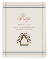 Equestrian Foil-Pressed RSVP Online Enclosure Cards