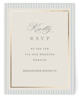 Emma Foil-Pressed RSVP Online Enclosure Cards