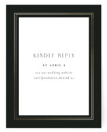 Majesty Foil-Pressed RSVP Online Enclosure Cards