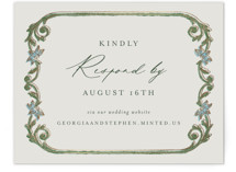 Foil-Pressed RSVP Online Enclosure Cards