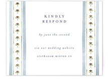 Swan Song Foil-Pressed RSVP Online Enclosure Cards