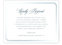 othellolagkage Foil-Pressed RSVP Online Enclosure Cards