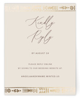 Foil-Pressed RSVP Online Enclosure Cards