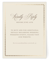 Foil-Pressed RSVP Online Enclosure Cards