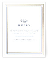 Aurelia Foil-Pressed RSVP Online Enclosure Cards