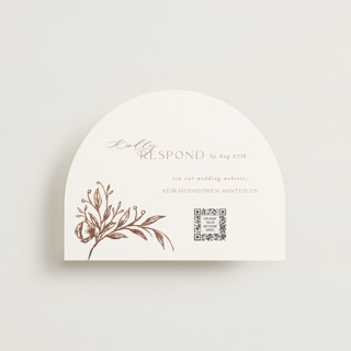 KEIRAH Foil-Pressed RSVP Online Enclosure Cards