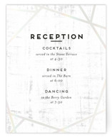 Gilded Concrete Gloss-Press® Reception Card