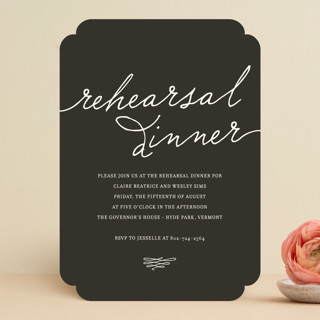 Love Letter Rehearsal Dinner Invitations