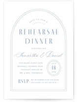 Classic Edge Rehearsal Dinner Invitations