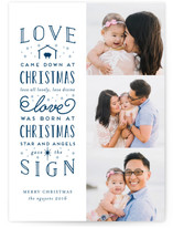 Love Came Down At Christmas Christmas Photo Cards