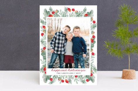 merry bricolage Christmas Photo Cards