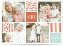 Collage Doodles Christmas Photo Cards