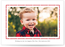 simple border Christmas Photo Cards