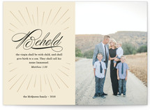 Behold Immanuel Christmas Photo Cards