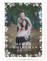 Frosted Christmas Photo Cards
