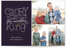 Glory to the King Christmas Photo Cards