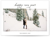 Minimal Framed Merry Christmas Photo Cards